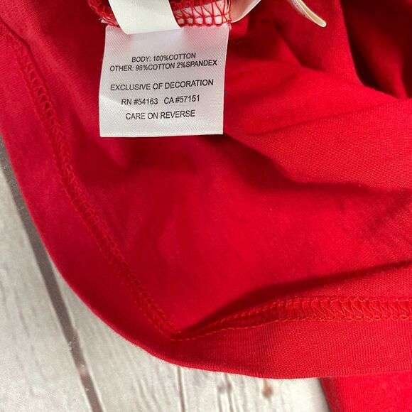 G3 Women University of Maryland Tee T-Shirt Size Extra Large Red M235 -16 - Picture 7 of 12